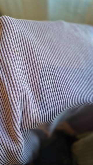 Falda lápiz lila de Zara