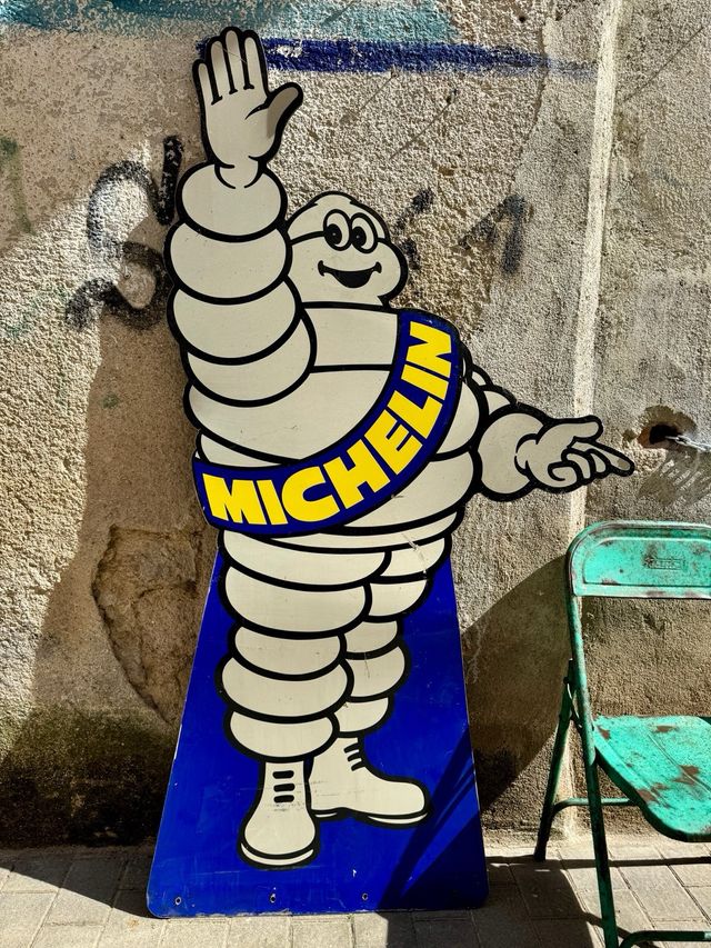 Gran Cartel Michelin Antiguo Original