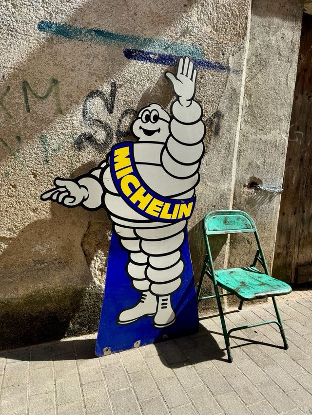 Gran Cartel Michelin Antiguo Original