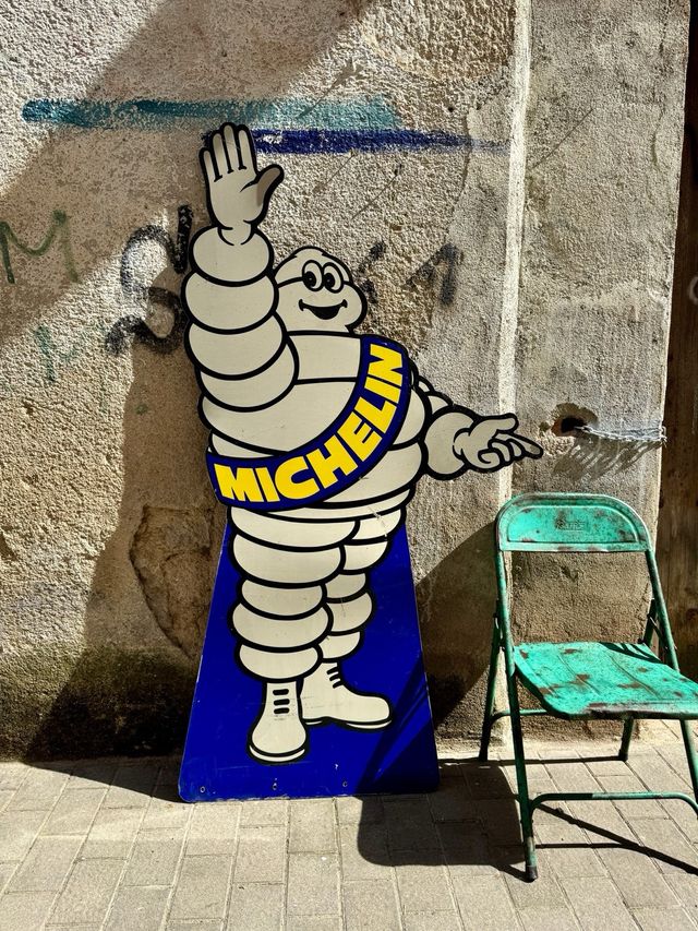 Gran Cartel Michelin Antiguo Original