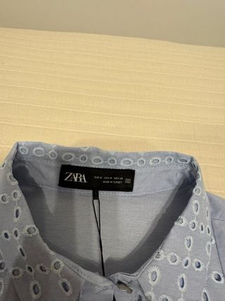 Vestido Zara Mujer Talla Única Azul