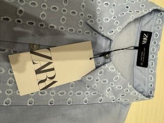 Vestido Zara Mujer Talla Única Azul