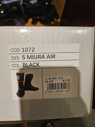 Botas de moto negras talla 41