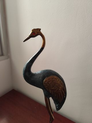 Garzas de Bronce Decorativas (2 Unidades)