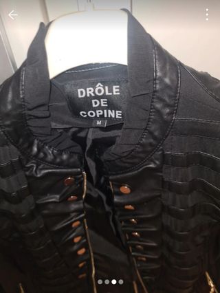 Chaqueta cuero mujer DROLE DE COPINE M