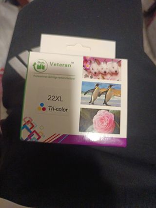 Cartucho Tinta 22XL Veteran Tri-color