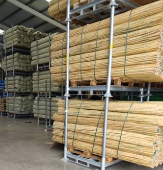 Tutores de bambú para plantas