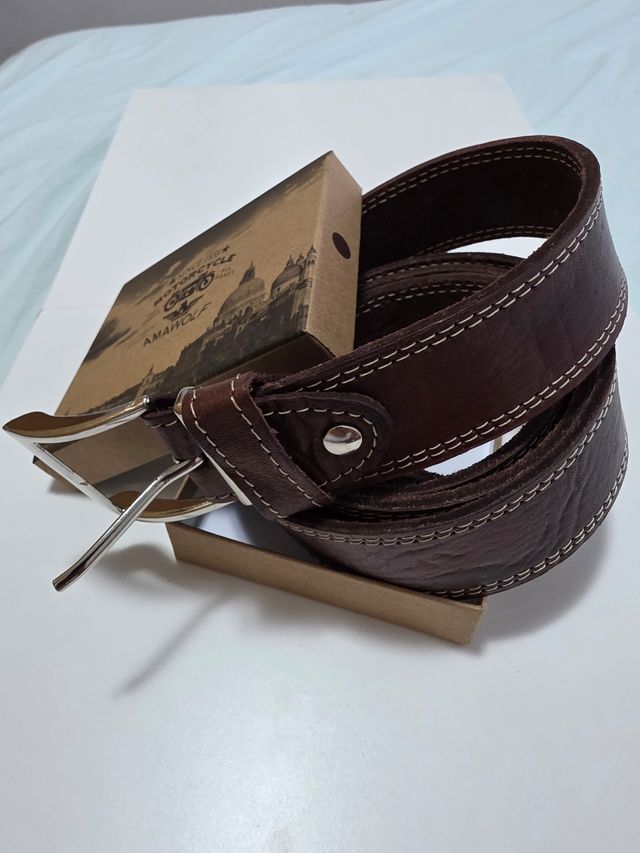 Cinturón de Cuero de 125/135 cm / Caballero