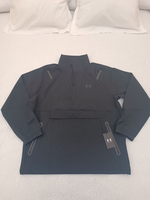 Blusão Under Armour Masculino Tamanho L Cinza