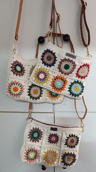 POR ENCARGO - Bolso Ganchillo Hecho a Mano