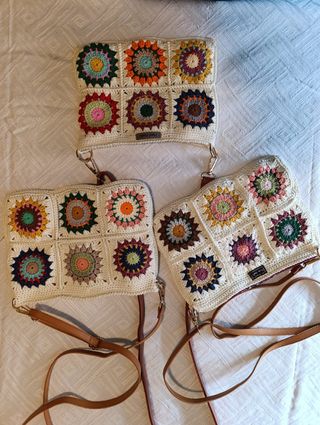 POR ENCARGO - Bolso Ganchillo Hecho a Mano