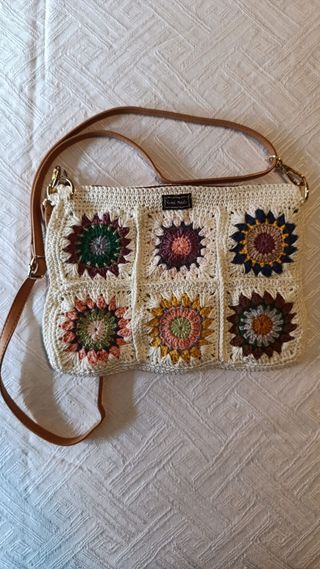 POR ENCARGO - Bolso Ganchillo Hecho a Mano