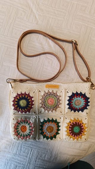 POR ENCARGO - Bolso Ganchillo Hecho a Mano