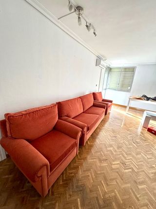 Conjunto Sofá y 2 Sillones Tela