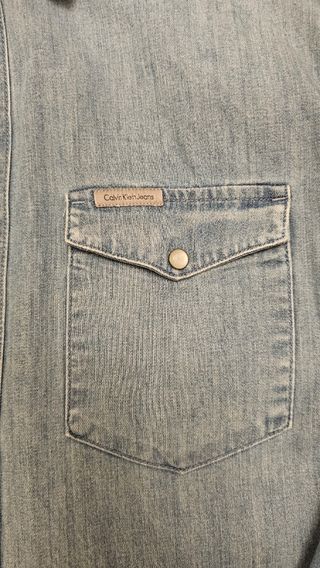 Camisa Vaquera Calvin Klein Jeans Talla XL Slim