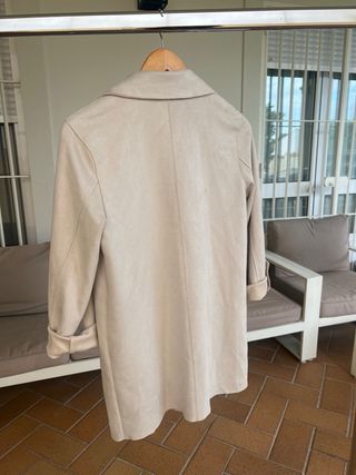 Gabardina beige ante