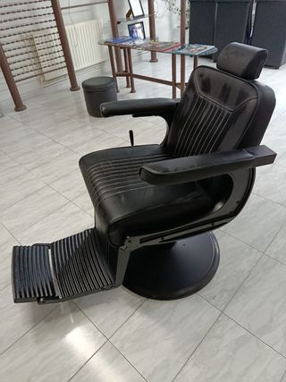 Sillón de peluquería Barberpub 3822 negro
