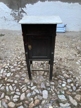 Mesilla antigua madera y mármol