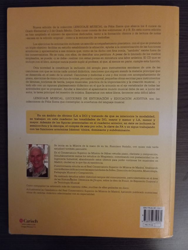 Libro Lenguaje Musical 1ºB Grado Elemental