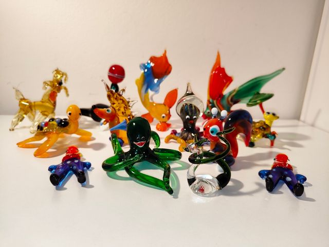 Animali in vetro di Murano