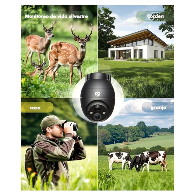 Camara Vigilancia Ext Solar 4G + 1año datos. NUEVO