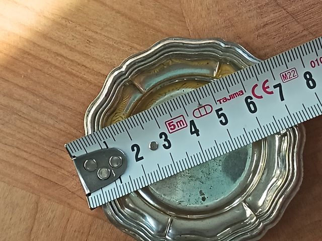 N. 2 Sottobicchierini silver plated