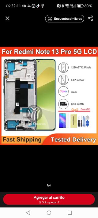 Pantalla OLED Xiaomi Redmi Note 13 Pro 5G