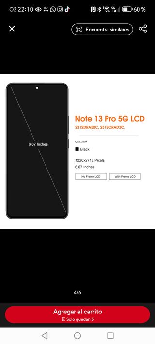 Pantalla OLED Xiaomi Redmi Note 13 Pro 5G