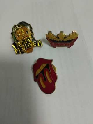 Lote 5 Pins Rock Míticos