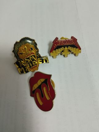 Lote 5 Pins Rock Míticos