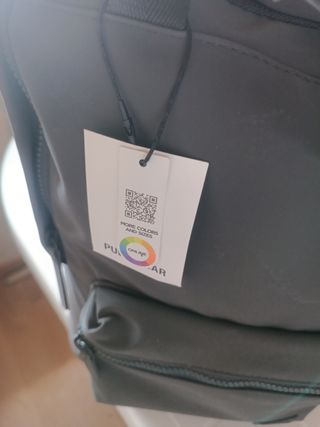 Mochila Pull&Bear gris nueva con etiqueta