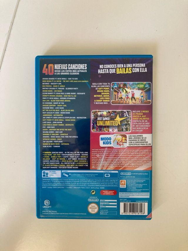 Just Dance 2018 Wii U