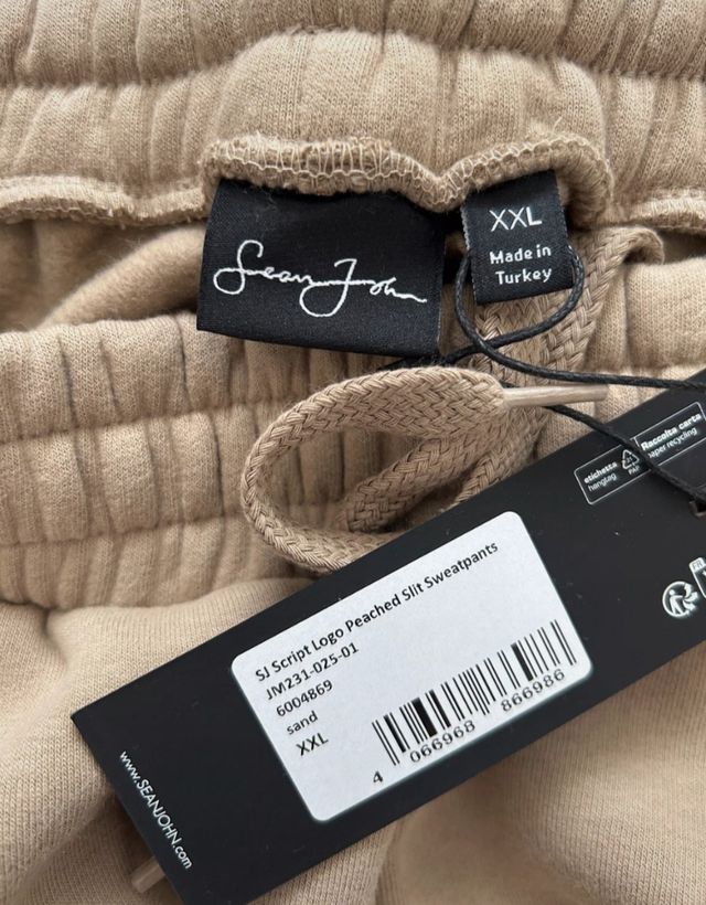 Sean John cargo Script Logo Peached Slit XXL