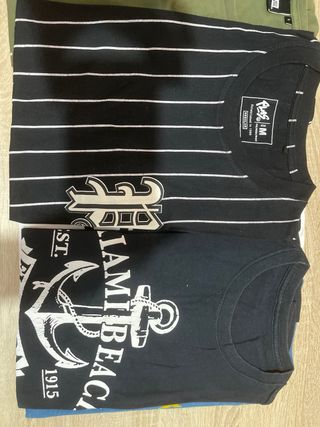 Lote Camisetas Pepe Jeans, Guess y Tommy Jeans