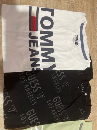 Lote Camisetas Pepe Jeans, Guess y Tommy Jeans