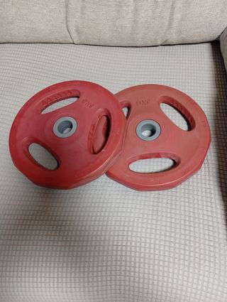 Discos de pesas 5kg (2 unidades)