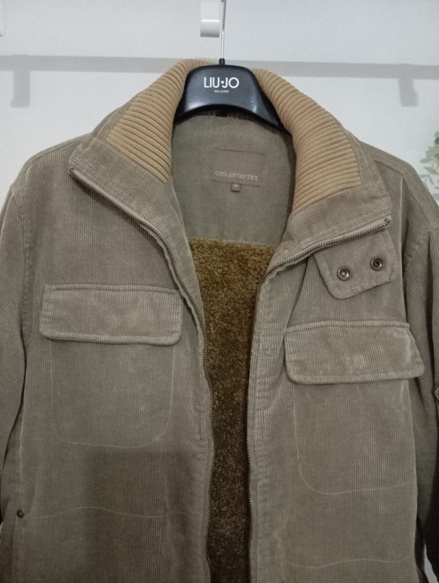 Cazadora pana Liu Jo verde militar Talla M