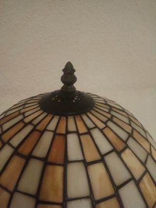 Lámpara Tiffany Cristal y Metal