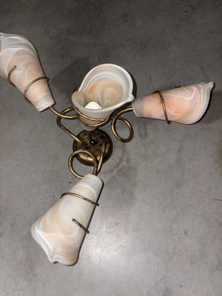 Lámpara de salón/dormitorio de cristal