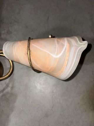 Lámpara de salón/dormitorio de cristal