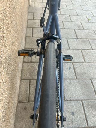 Bicicleta Fixie gris