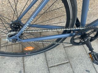 Bicicleta Fixie gris