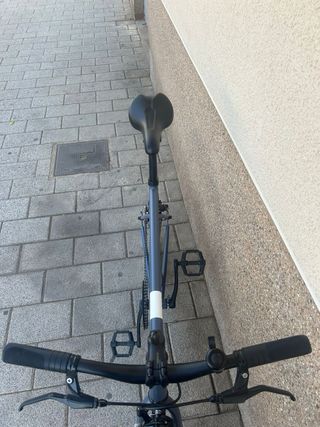 Bicicleta Fixie gris