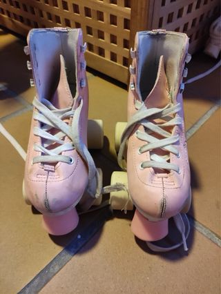 Patines de Artístico Oxelo Talla 31, de color rosa