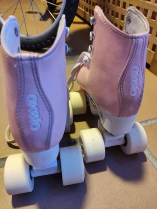 Patines de Artístico Oxelo Talla 31, de color rosa