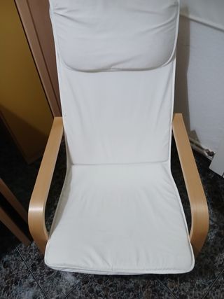Sillón Ikea Madera Blanco