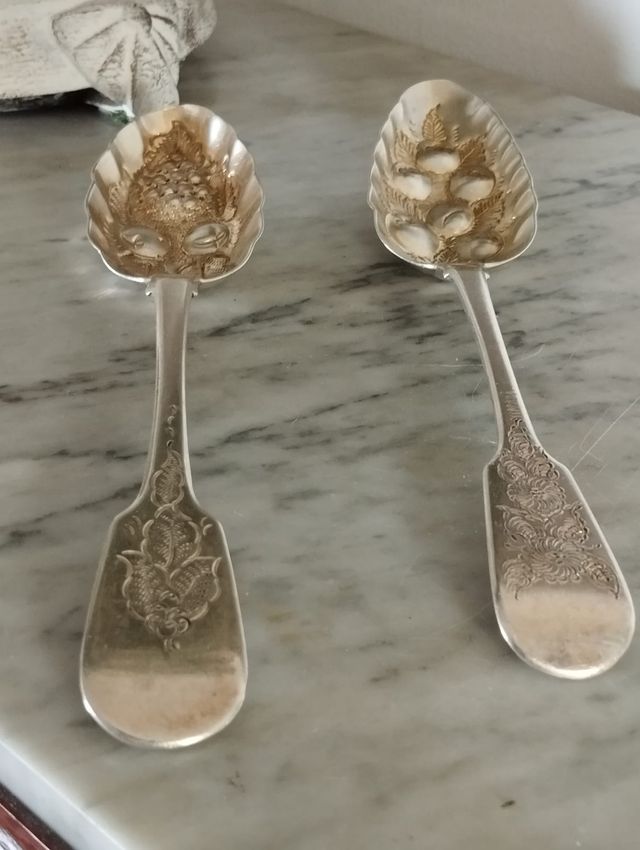 Colheres de Prata Antigas
