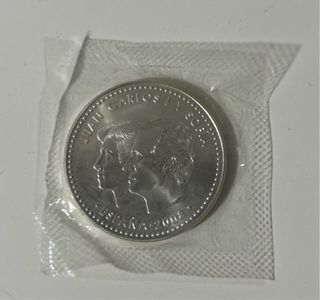 Moneda Plata 12€ Juan Carlos I y Sofía 2008
