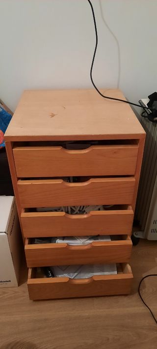 Cajonera de madera