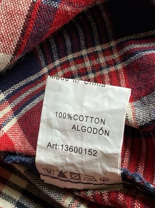 Camisa de cuadros Autmn Winter Talla XL